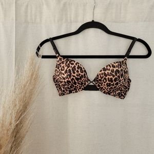 Super push-up Leopard print VS bra
